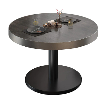 BN | Bistro-loungebord | Ø:H 60 x 36 cm | Wenge / Sort