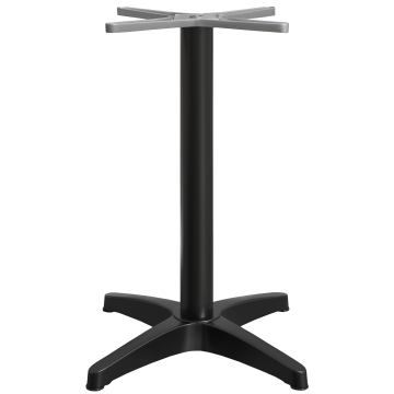 BARCELONA | Hoge Tafel Onderstel | Hoogte: 109 cm | Voetstuk: Ø 66 cm | Zwart | Extra gewicht