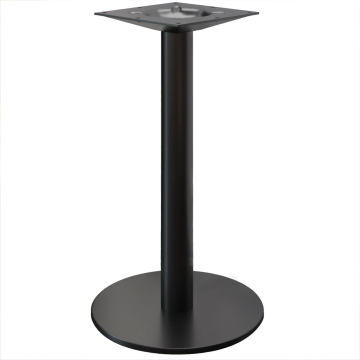 NIZZA | Bistro Steh bordstativ | Svart | Høyde: 104 cm | Bunnplate: Ø 50 cm | Søyle: Ø 7,6 cm