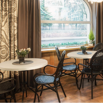 Bistro Tischplatte | Ø60cm | Esche Weiß | Holz