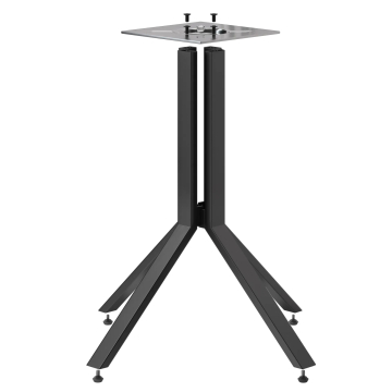 ELVAS CLASSIC | Bistrobordsunderrede | Svart | 4 ben | Pelare: 76 cm