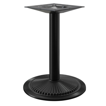 MAXIM | Struttura per tavolo da bistrot | Nero | Base: Ø 55 cm | Colonna: 7,6 x 76 cm