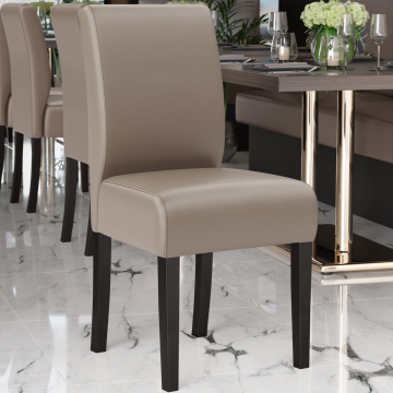 LEO BIG | bistro-tuoli | taupe | nahka