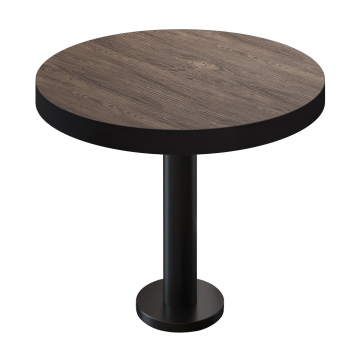 BML | Bistro-pöytä | Ø:K 60 x 77 cm | Light Wenge / Black | Pyöreä | Pyöreä