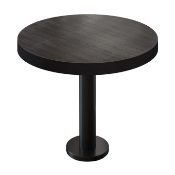 BML | Bistropöytä | Ø:K 60 x 77 cm | Wenge / Musta | Pyöreä | Pyöreä