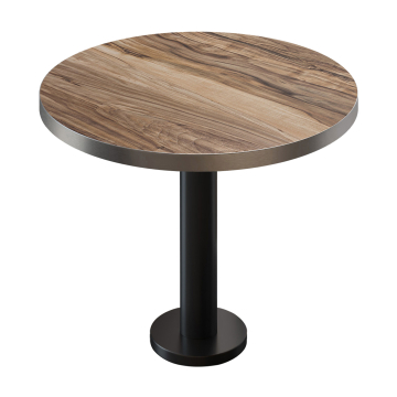 BML | Bistrobord | Ø:H 80 x 75 cm | Sheesham / Svart | Rundt