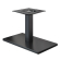 MADRID | Bistro Lounge Table Frame | Sort | Højde: 36 cm | Søjle: 8 x 8 cm | Fod: 40 x 70 cm