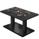 BM | Tavolo da salotto Bistro | L:P:H 120 x 70 x 41 cm | Marmo nero / Nero