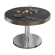 BN | Bistro-loungebord | Ø:H 60 x 36 cm | Sort marmor / rustfrit stål