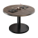 BN | Tavolo da salotto Bistro | Ø:H 70 x 36 cm | Wengé chiaro / Nero