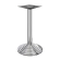 PYRAMIDE | Estructura de mesa de bar Bistro | Acero inoxidable | Base: Ø 45 cm | Columna: 7,6 x 109 cm