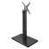 MADRID | Bistro bar table frame | Black | Height: 105 cm | Column: 8 x 8 cm | Base: 40 x 70 cm | Foldable