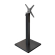 MADRID | Bistro barbordsstel | Sort | Højde: 105 cm | Søjle: 8 x 8 cm | Fod: 50 x 50 cm | Sammenklappelig