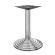 PYRAMIDE | Estructura mesa bistro | Acero inoxidable | Base:: Ø45cm | Columna: 7,6 x 76 cm