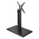 MADRID | Struttura per tavolo da bistrot | Nero | Altezza: 72 cm | Colonna: 8 x 8 cm | Base: 40 x 70 cm | Pieghevole