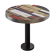 BML | Bistrobord | Ø:H 70 x 77 cm | Vintage fargerik / svart | Rundt