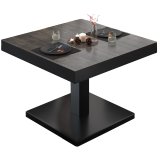 BM | Bistro Loungetisch | B: T: H 60 x 60 x 41 cm | Wenge / Sort