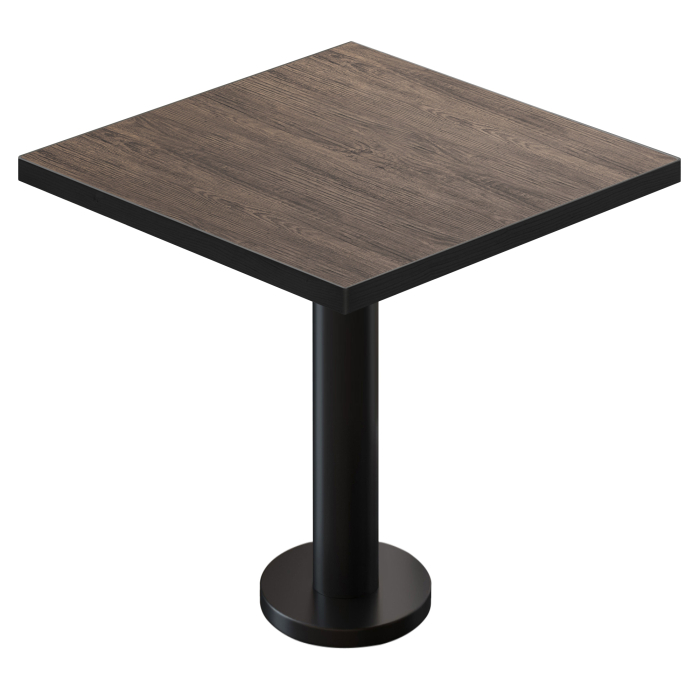 BML | Bistrobord | 70 x 70 x 74,5 cm | Firkantet | Lys Wenge / Svart
