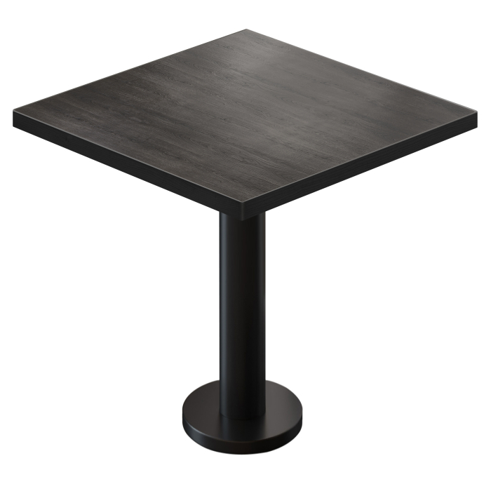 BML | Bistrobord | 70 x 70 x 74,5 cm | Firkantet | Wenge / Svart
