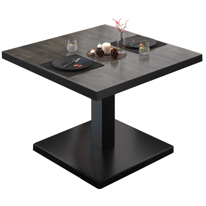 BM | Bistro-loungebord | B:D:H 60 x 60 x 41 cm | Wenge / Sort