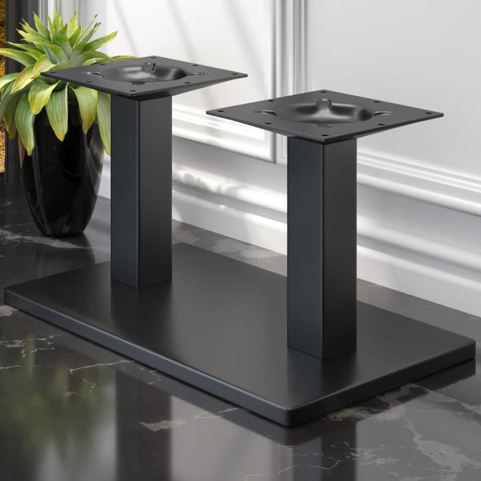 BM | Bistro salongbord | B:D:H 130 x 80 x 41 cm | Lys Wenge / Svart BM | Bistro salongbord | B:D:H 130 x 80 x 41 cm | Lys Wenge / Svart