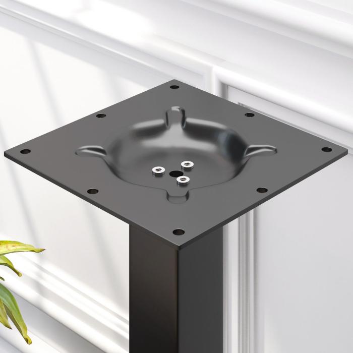 BM | Bistro salongbord | B:D:H 130 x 80 x 41 cm | Hvit marmor/svart BM | Bistro salongbord | B:D:H 130 x 80 x 41 cm | Hvit marmor/svart