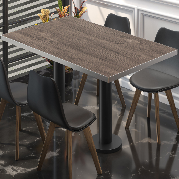 BML | Bistro dobbeltbord | 120 x 70 x 74,5 cm | Rektangulær | Lys Wenge / Svart BML | Bistro dobbeltbord | 120 x 70 x 74,5 cm | Rektangulær | Lys Wenge / Svart