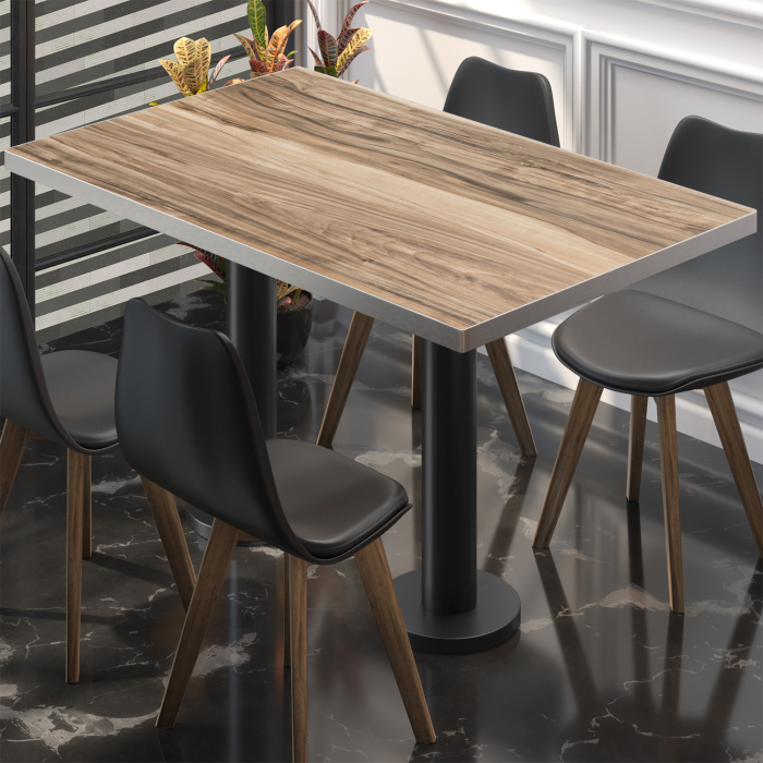 BML | Bistro dobbeltbord | 120 x 70 x 74,5 cm | Rektangulær | Sheesham / Svart BML | Bistro dobbeltbord | 120 x 70 x 74,5 cm | Rektangulær | Sheesham / Svart
