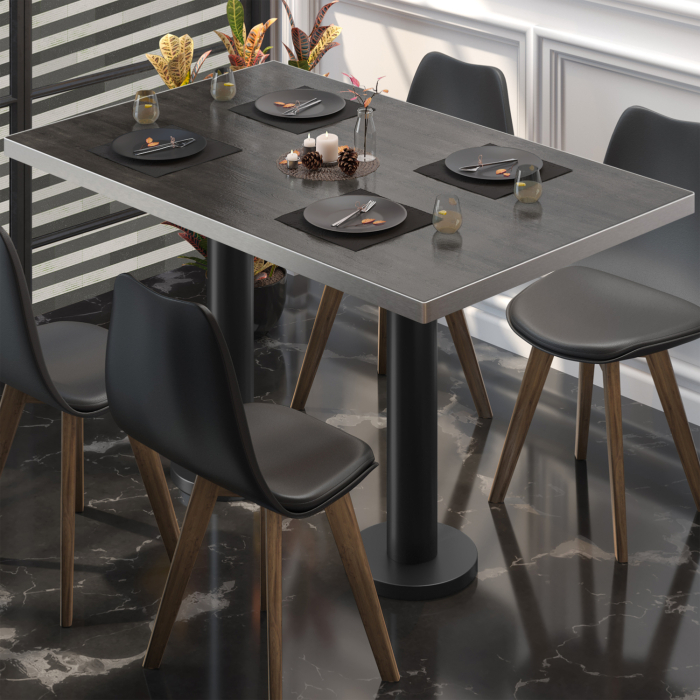 BML | Bistro dobbeltbord | 120 x 70 x 74,5 cm | Rektangulær | Wenge / Svart BML | Bistro dobbeltbord | 120 x 70 x 74,5 cm | Rektangulær | Wenge / Svart