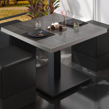 BM | Bistro lounge table | W:D:H 60 x 60 x 41 cm | Wenge / Black