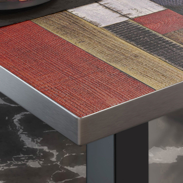 Mesa Bistro BM | 50x50xH77cm | Color Vintage/Negro