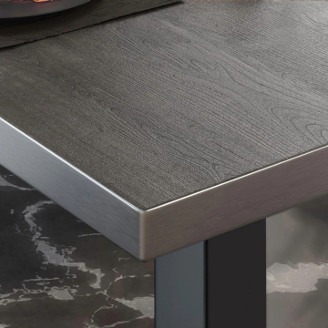 Mesa Bistro BM | 50x50xH77cm | Wenge/Negro