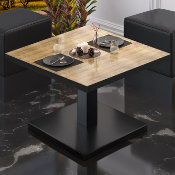 BM | Bistro-loungebord | B:D:H 70 x 70 x 41 cm | eg/sort
