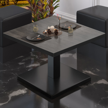 BM | Bistro-loungebord | B:D:H 70 x 70 x 41 cm | Wenge / Sort