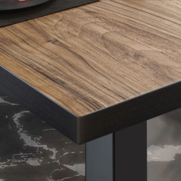 Mesa Bistro BM | 50x50xH77cm | Sheesham/Negro