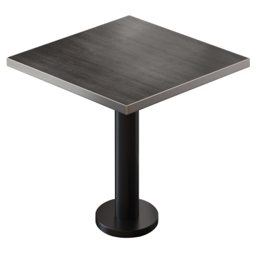 BML | Stół Bistro | 80 x 80 x 74,5 cm | Kwadrat | Wenge / Czarny