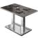 BM | Table de bistrot | L:P:H 110 x 60 x 75 cm | Wengé / Inox | Rectangulaire BM | Table de bistrot | L:P:H 110 x 60 x 75 cm | Wengé / Inox | Rectangulaire