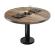 BML | Bistro lounge table | Ø:H 70 x 38.5 cm | Sheesham / Black