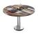 BML | Tavolo da salotto Bistro | Ø:H 60 x 39 cm | Colore vintage / acciaio inox