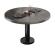 BML | Tavolo lounge Bistro | Ø:H 70 x 38,5 cm | Wengé / Nero