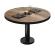 BML | Bistro lounge table | Ø:H 70 x 38.5 cm | Sheesham / Black