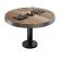 BML | Bistro lounge table | Ø:H 70 x 41 cm | Sheesham / Black