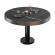 BML | Stół Bistro Lounge | Ø:H 70 x 41 cm | Czarny marmur / Czarny