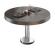 BML | Bistro salongbord | Ø:H 70 x 41 cm | Wenge / rustfritt stål