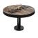 BML | Bistro lounge table | Ø:H 70 x 41 cm | Vintage Old / Black
