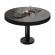 BML | Tavolo lounge Bistro | Ø:H 60 x 41 cm | Wengé / Nero