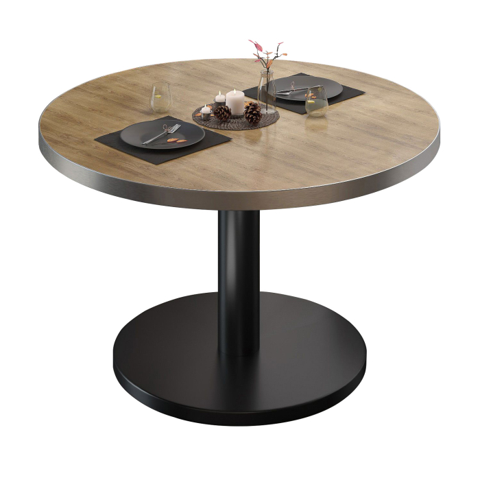 BN | Bistro-loungebord | Ø:H 80 x 36 cm | eg/sort
