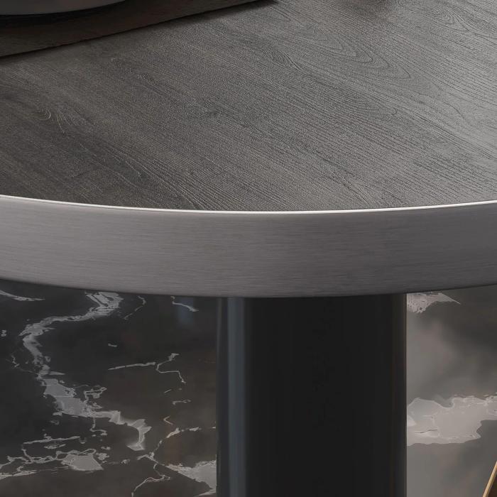 BN | Tavolo lounge Bistro | Ø:H 70 x 36 cm | Wengé / Nero BN | Tavolo lounge Bistro | Ø:H 70 x 36 cm | Wengé / Nero