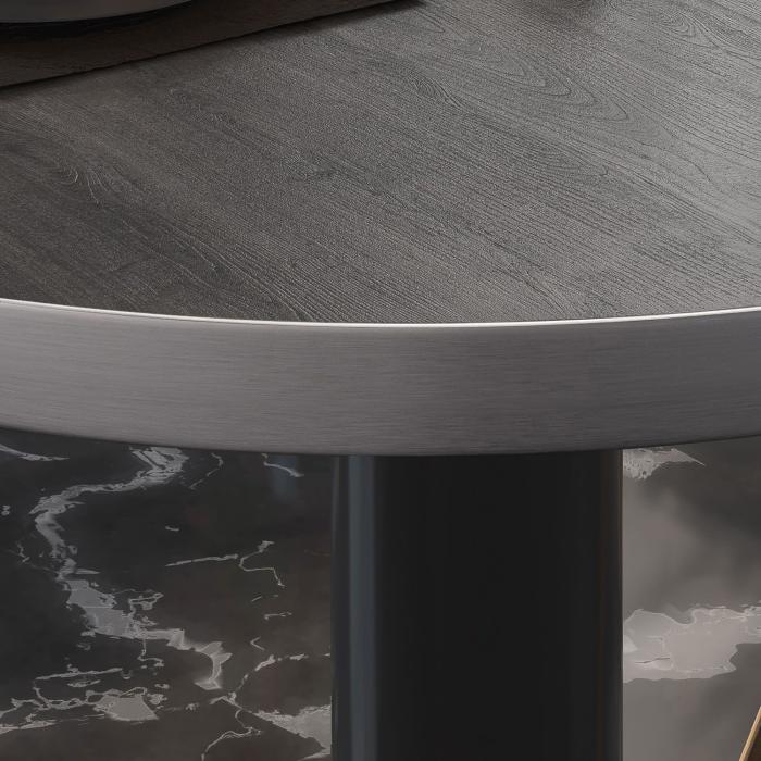 BN | Bistro-pöytä | Ø:K 70 x 72 cm | Wenge / Musta | Pyöreä | Pyöreä