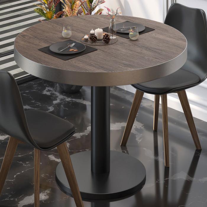 BN | Bistro-pöytä | Ø:K 70 x 72 cm | Light Wenge / Black | Pyöreä | Pyöreä BN | Bistro-pöytä | Ø:K 70 x 72 cm | Light Wenge / Black | Pyöreä | Pyöreä